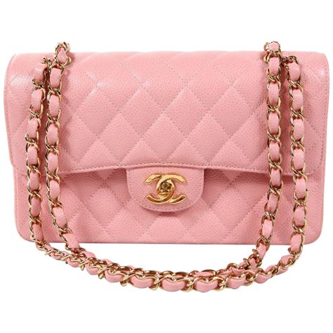 chanel pink caviar flap|Flap Bags .